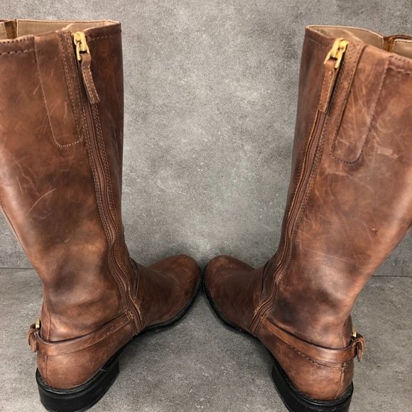 Ecco Hobart Harness Soft Touch Leather Boot, Brown, EU 38 Women's 7-7.5 - Picture 6 of 9